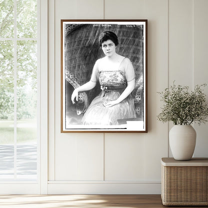 Historic Janet Beecher Print, Vintage Art