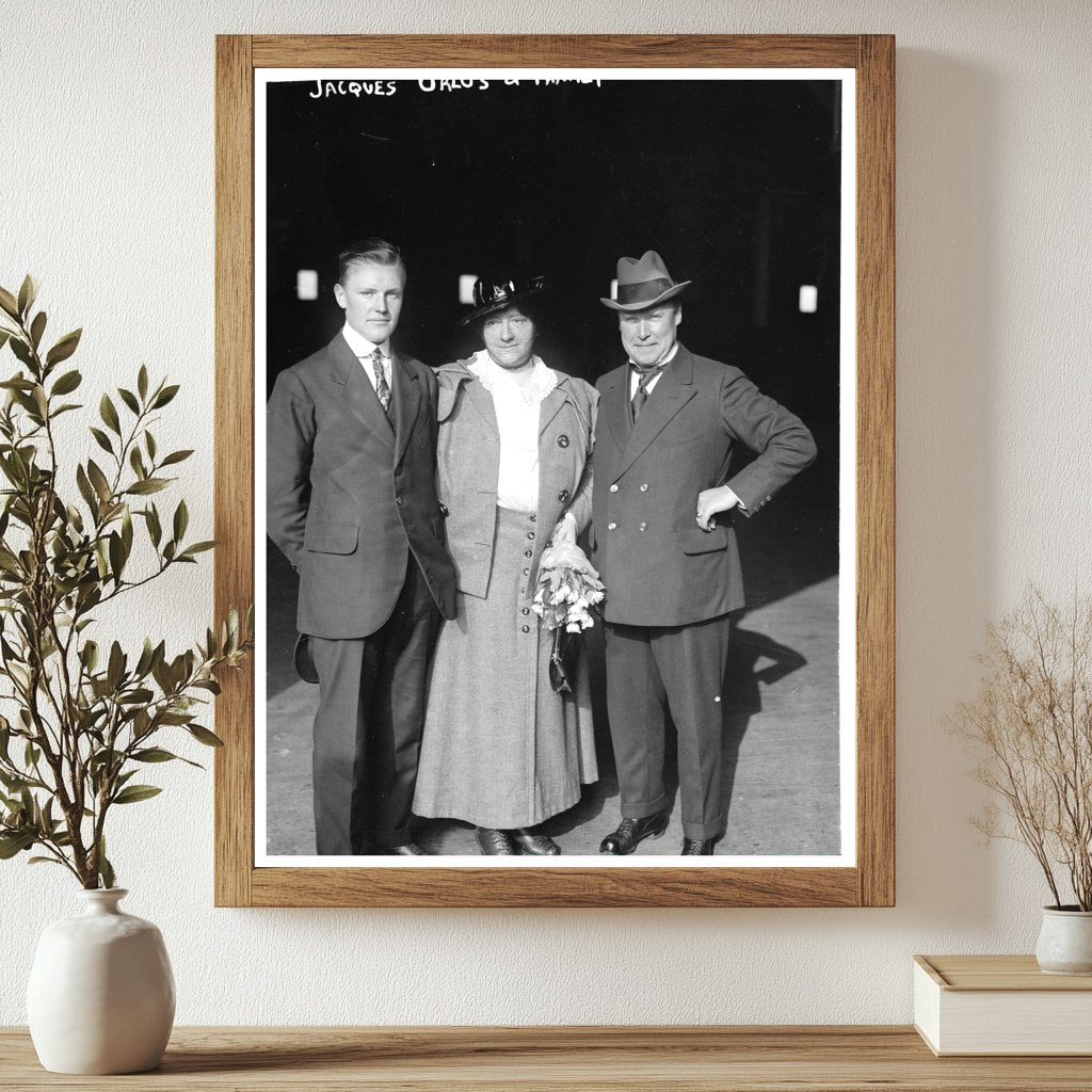 Historic Jacques Urlus & family Print, Vintage Art