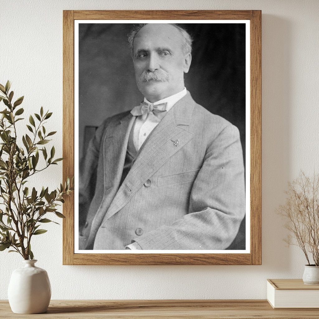 Historic Byron [i.e. Simon] Wolf Print, Vintage Art