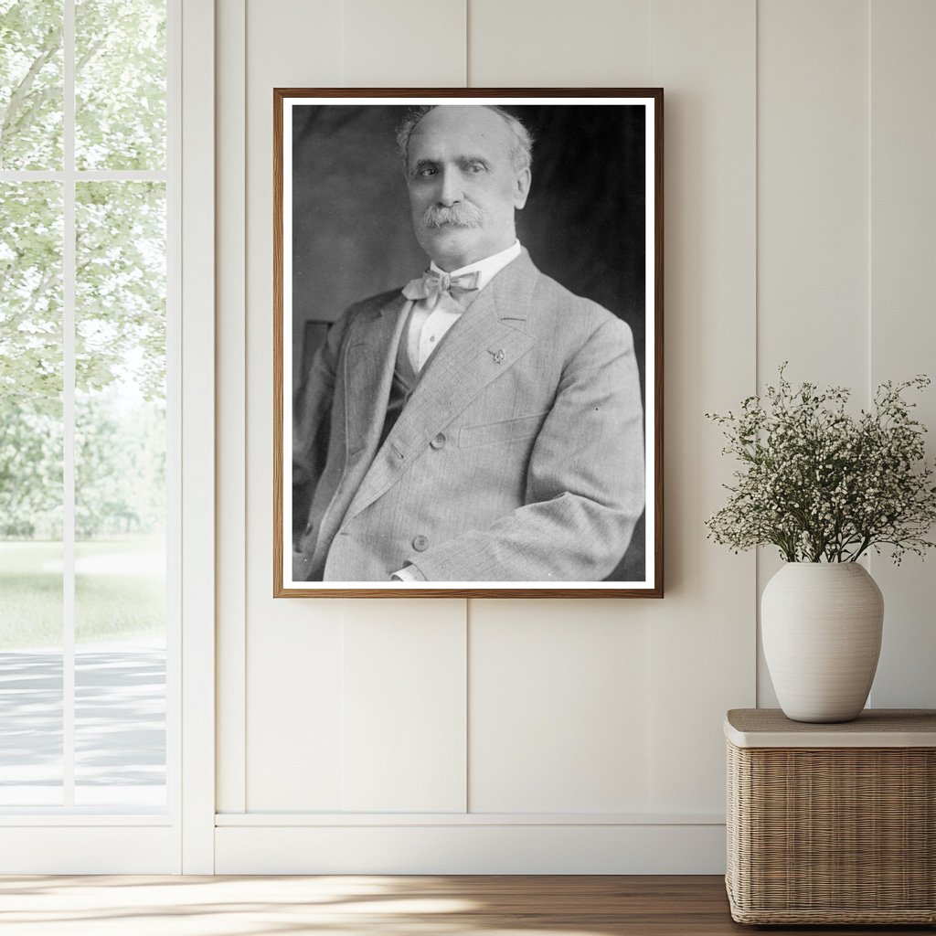 Historic Byron [i.e. Simon] Wolf Print, Vintage Art