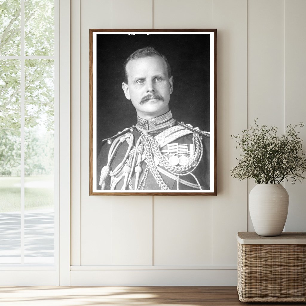 Historic Gen. Birdwood Print, Vintage Art