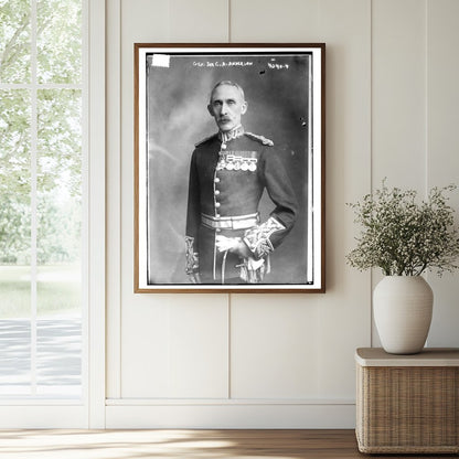 Historic Gen. Sir C.A. Anderson Print, Vintage Art