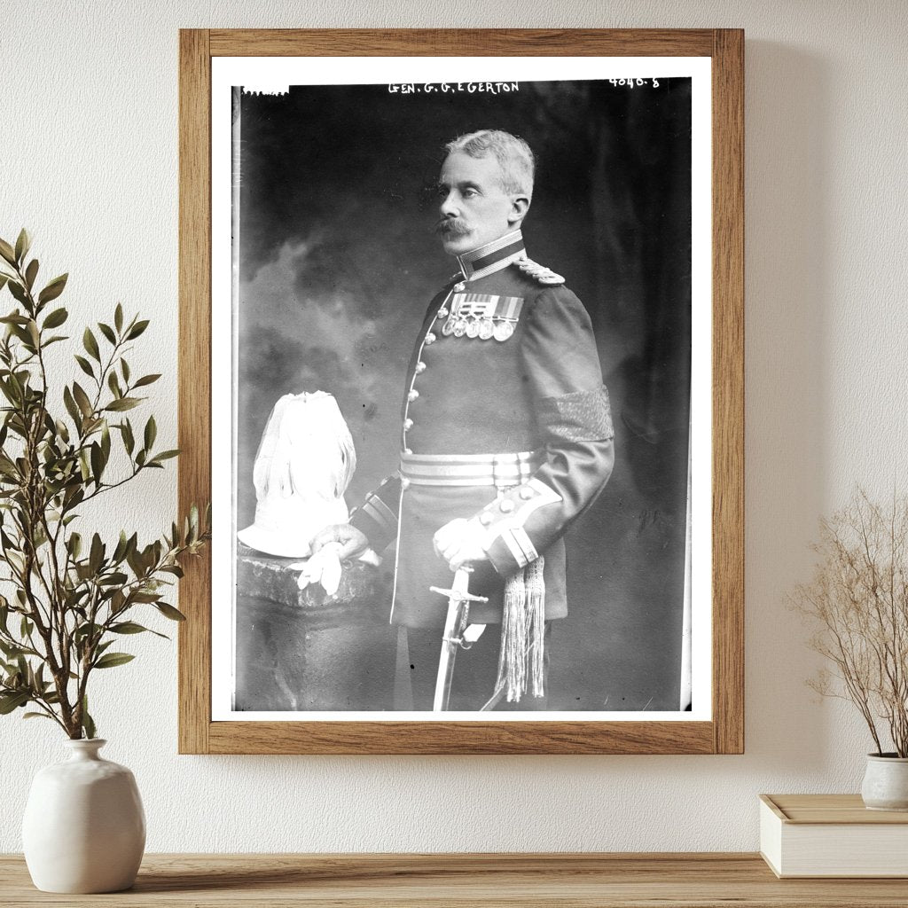 Historic Gen. G.G. Egerton Print, Vintage Art