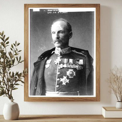 Historic Gen. Sir R.C. Hart Print, Vintage Art