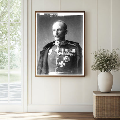 Historic Gen. Sir R.C. Hart Print, Vintage Art