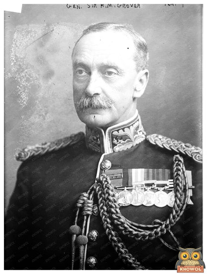 Historic Gen. Sir H.M. Grover Print, Vintage Art
