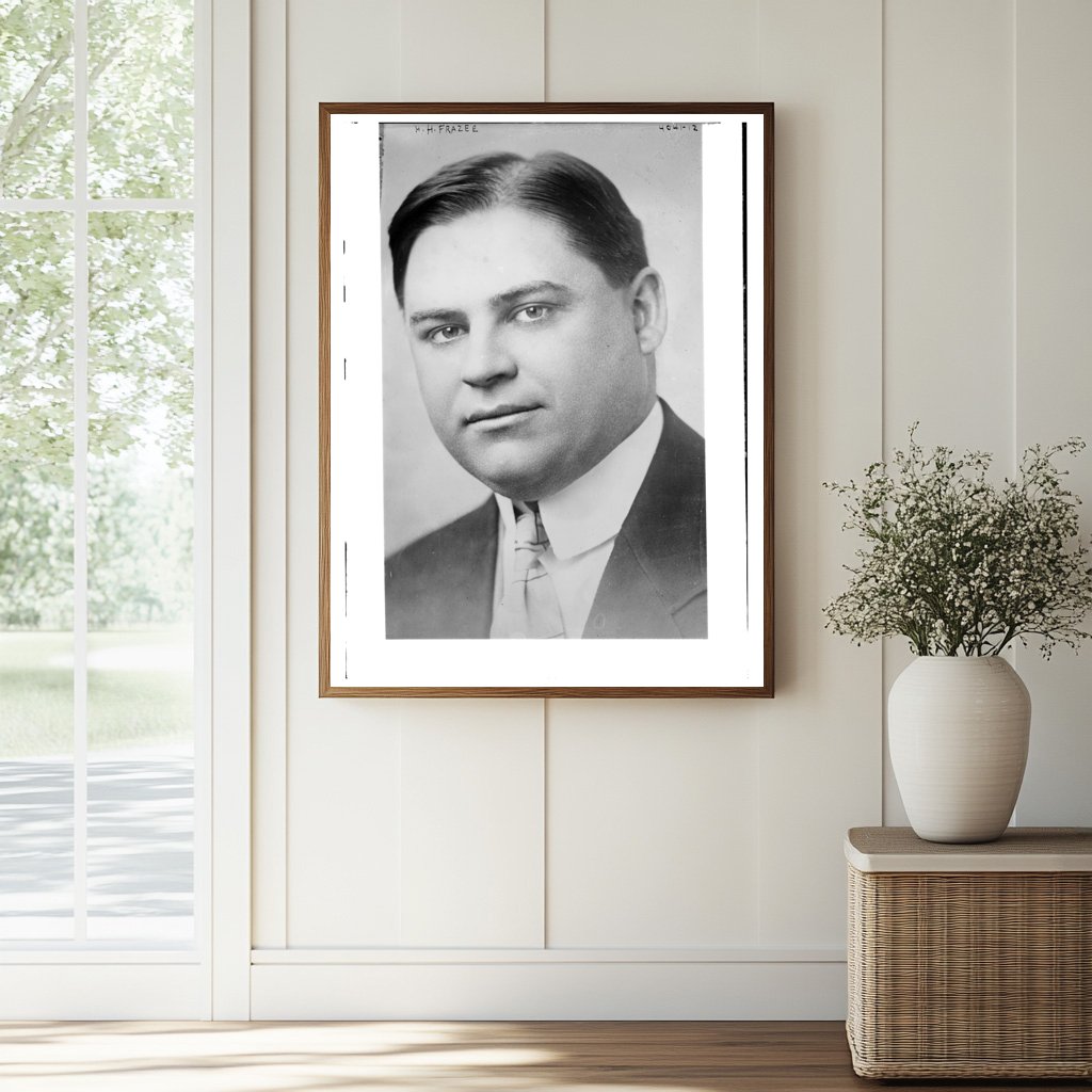 Historic [Harry Frazee, Boston AL team owner (baseball)] Print, Vintage Art