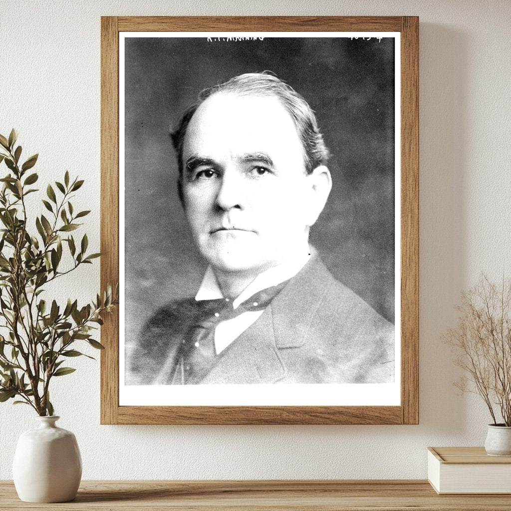 Historic R.I. Manning Print, Vintage Art