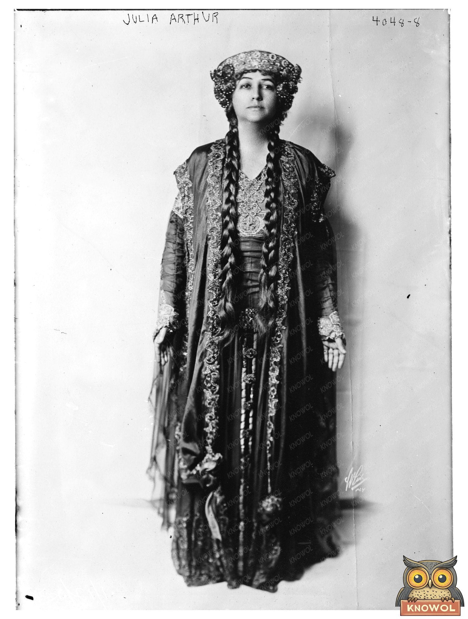 Historic Julia Arthur Print, Vintage Art