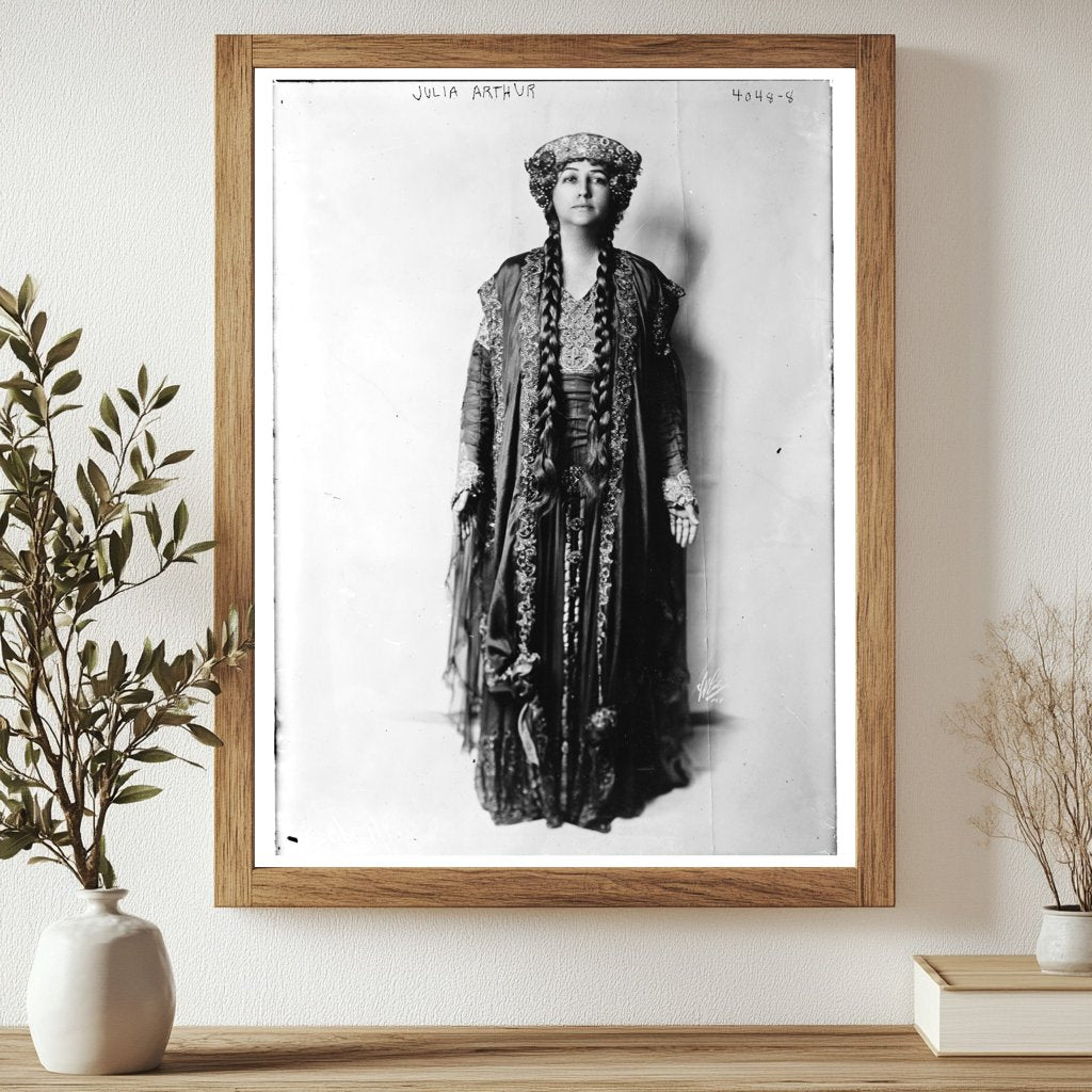 Historic Julia Arthur Print, Vintage Art
