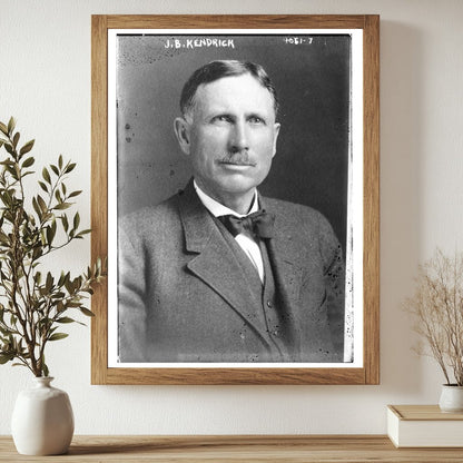 Historic J.B. Kendrick Print, Vintage Art