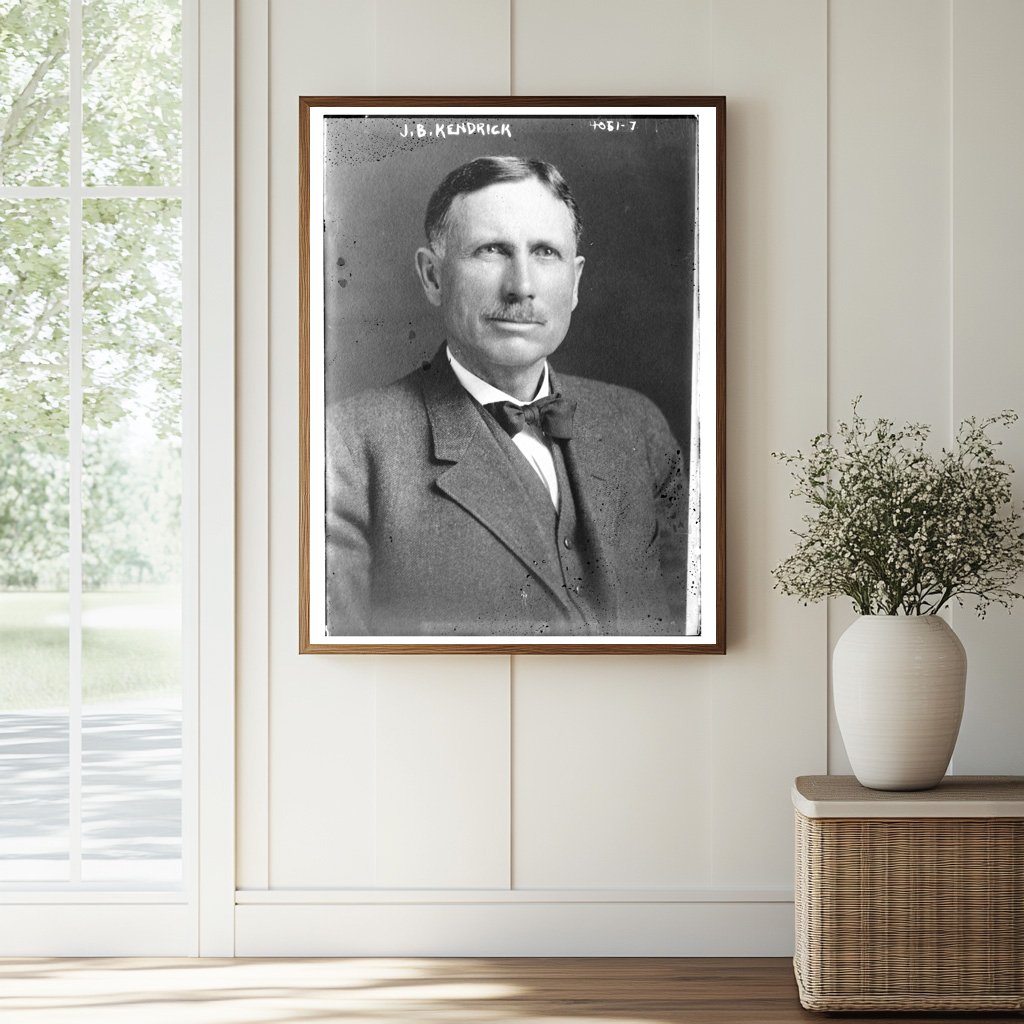 Historic J.B. Kendrick Print, Vintage Art
