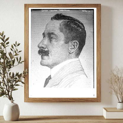 Historic Count Tarnow Tarnowski Print, Vintage Art
