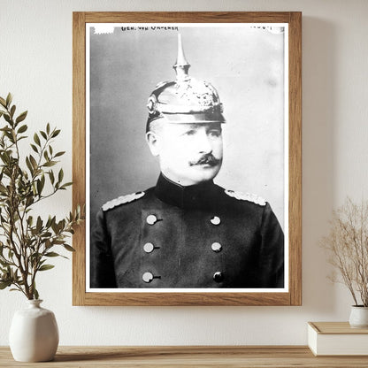 Historic Gen. Von Groener Print, Vintage Art