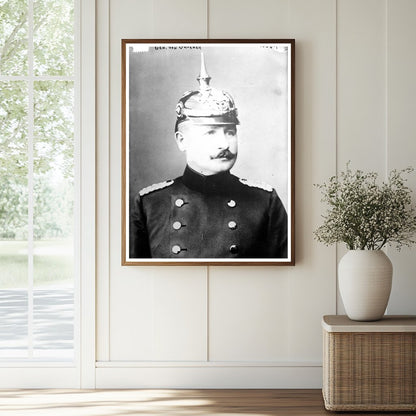 Historic Gen. Von Groener Print, Vintage Art
