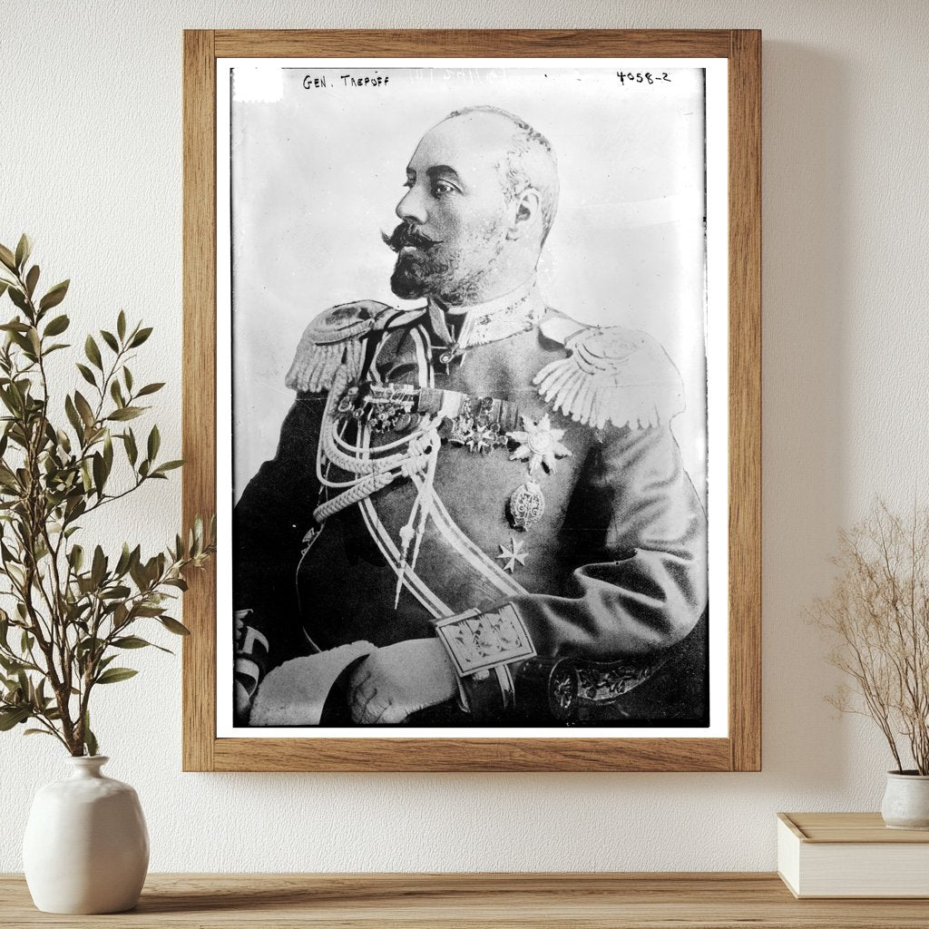 Historic Gen. Trepoff Print, Vintage Art