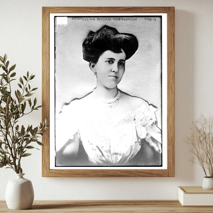 Historic Countess Von Bussche - Haddinghausen Print, Vintage Art