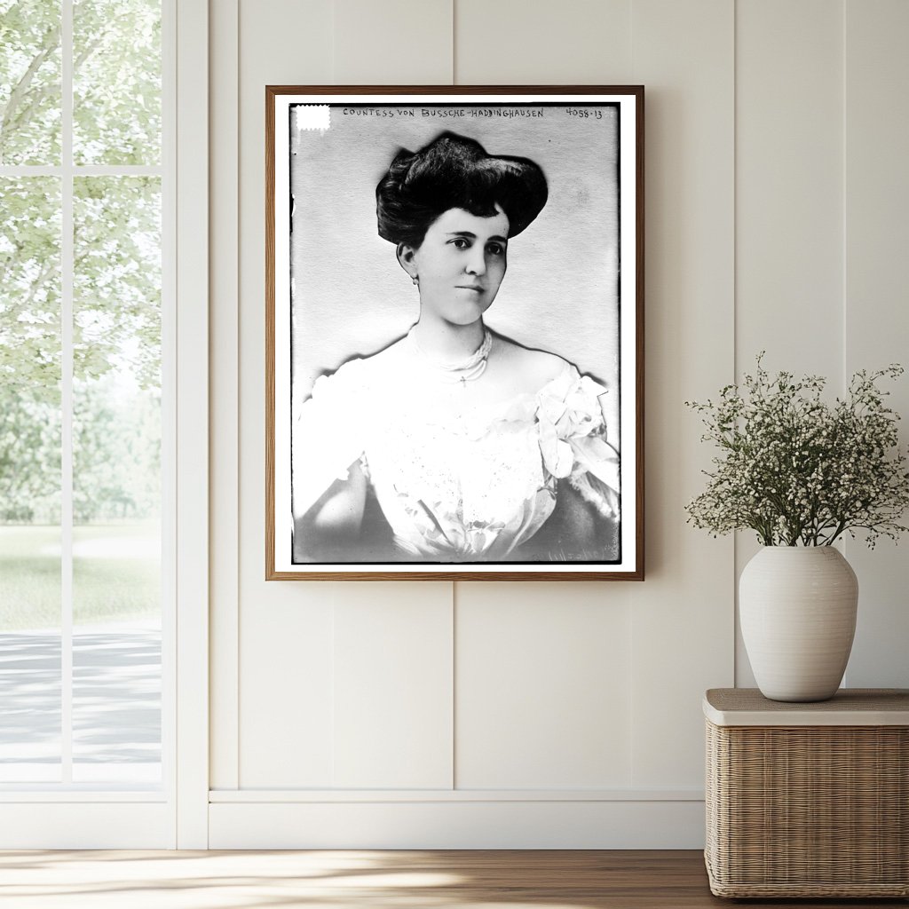Historic Countess Von Bussche - Haddinghausen Print, Vintage Art