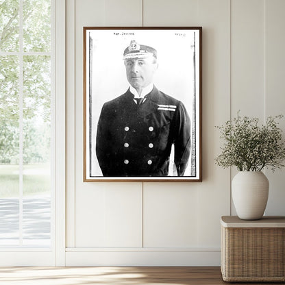 Historic Adm. Jellicoe Print, Vintage Art
