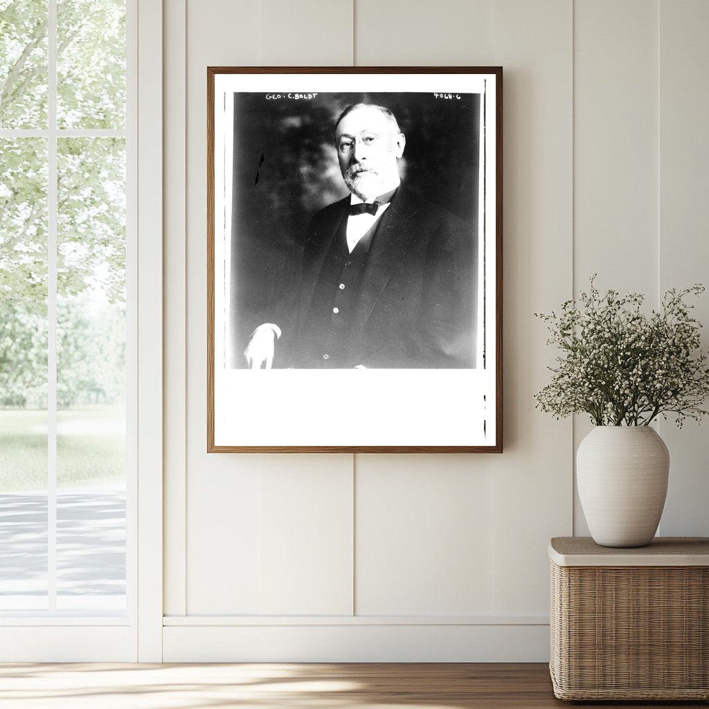 Historic Geo. C. Boldt Print, Vintage Art