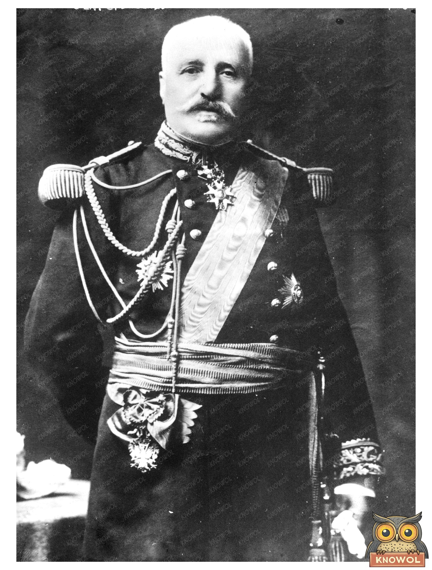 Historic Gen. Castelnau Print, Vintage Art