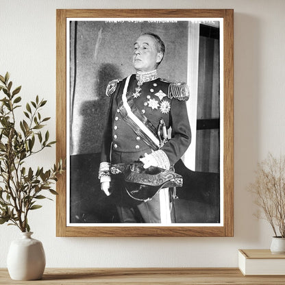 Historic Marquis Cusani Confalonieri - [Italian Ambassador to Japan] Print, Vintage Art