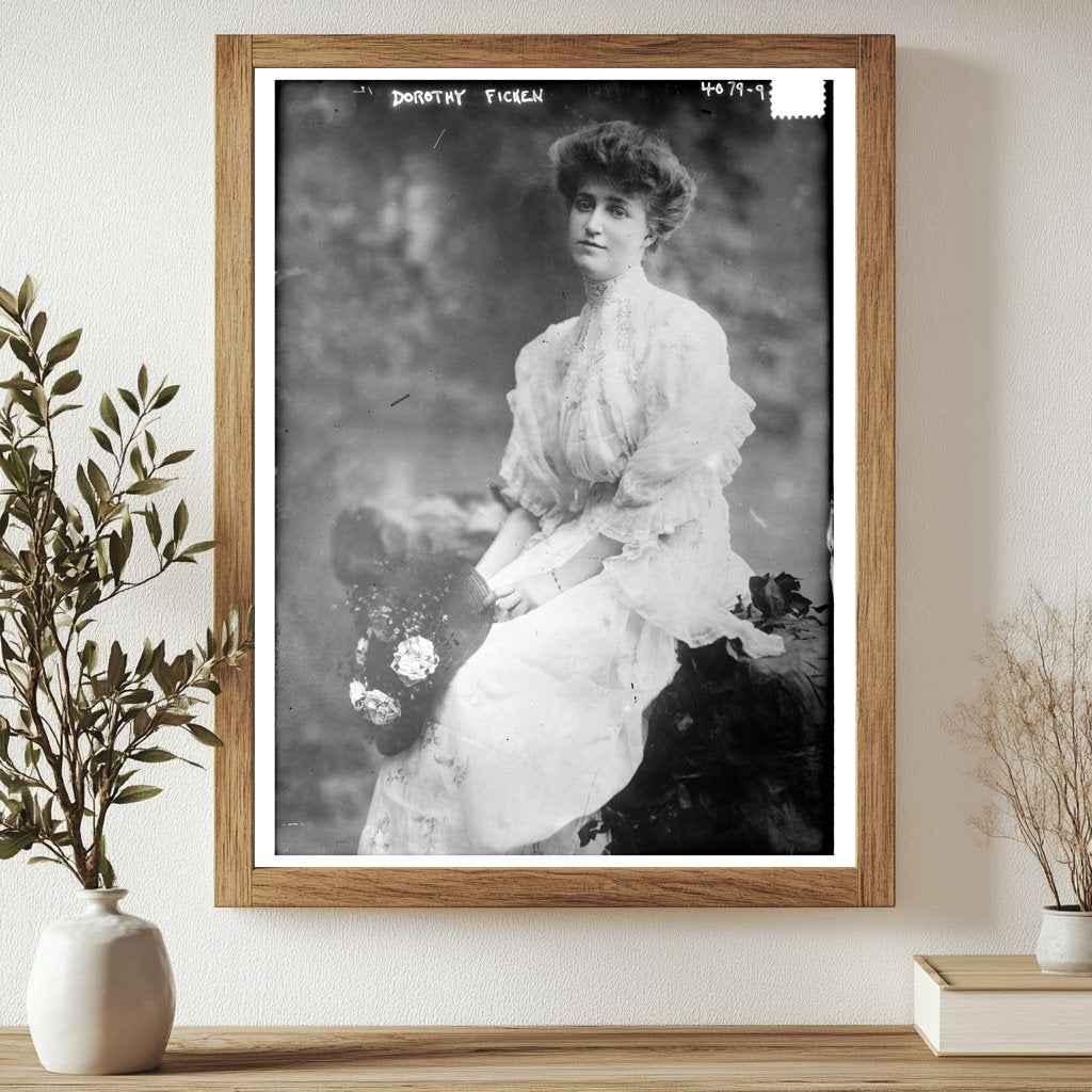 Historic Dorothy Ficken Print, Vintage Art