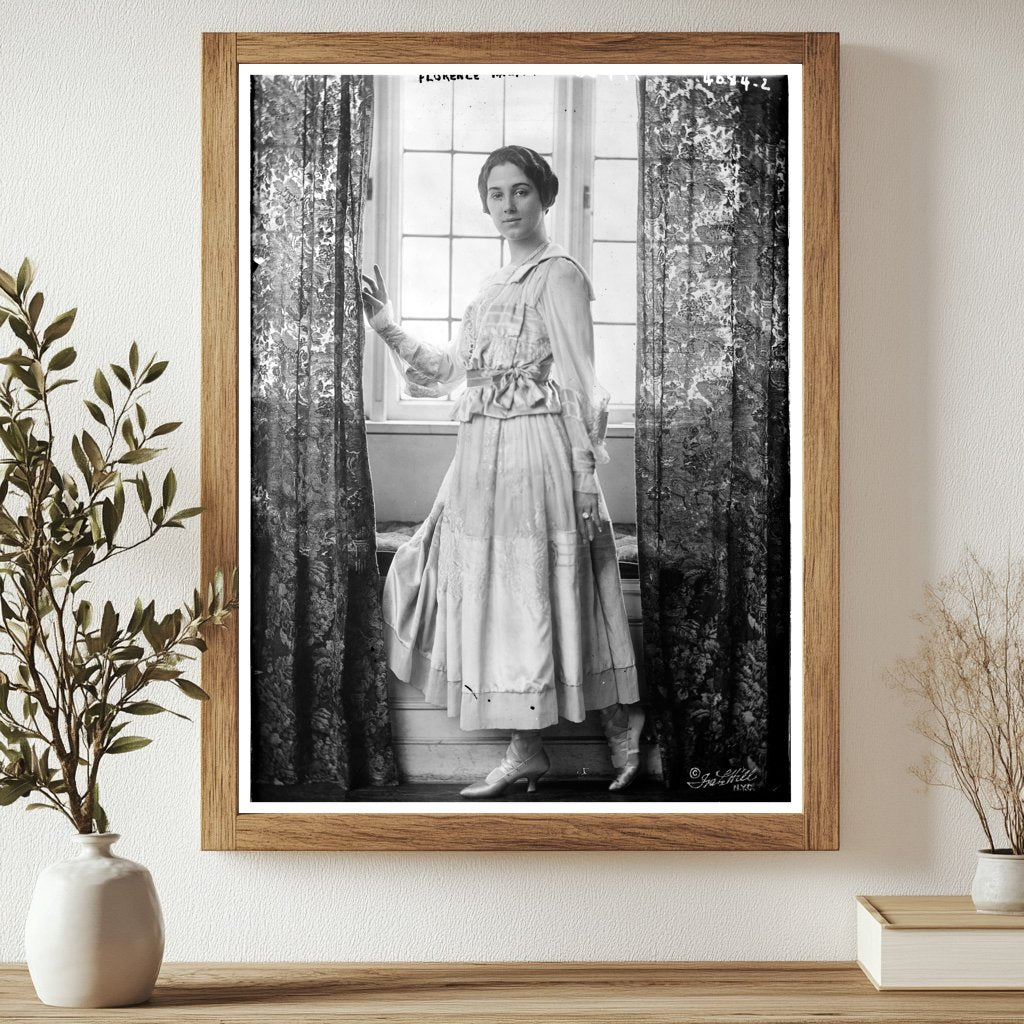 Historic Florence Walton Print, Vintage Art