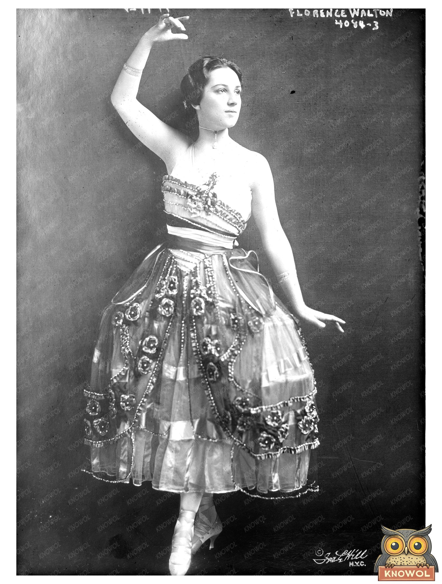 Historic Florence Walton Print, Vintage Art