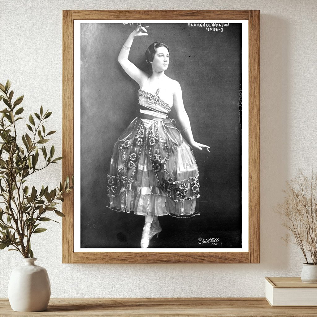 Historic Florence Walton Print, Vintage Art