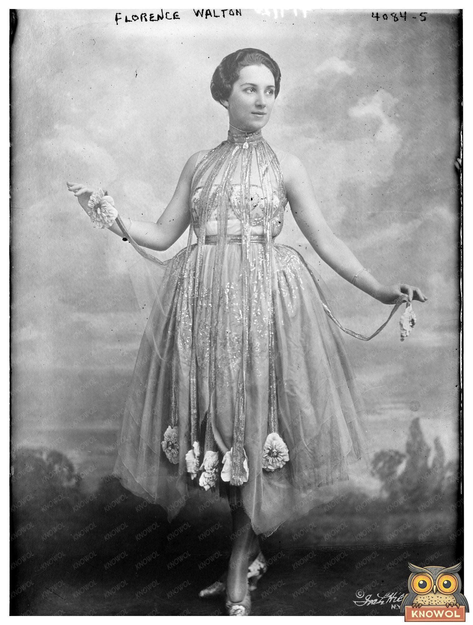 Historic Florence Walton Print, Vintage Art
