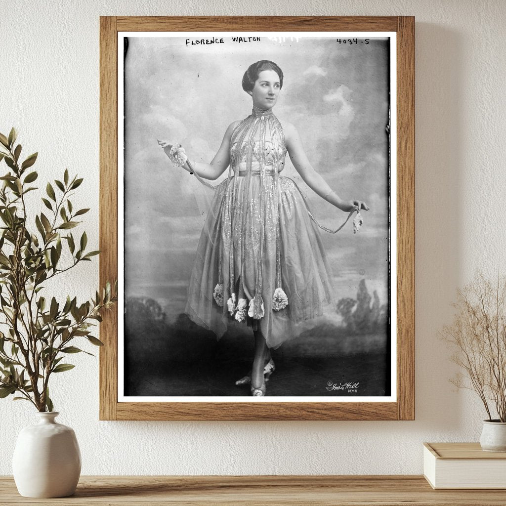 Historic Florence Walton Print, Vintage Art