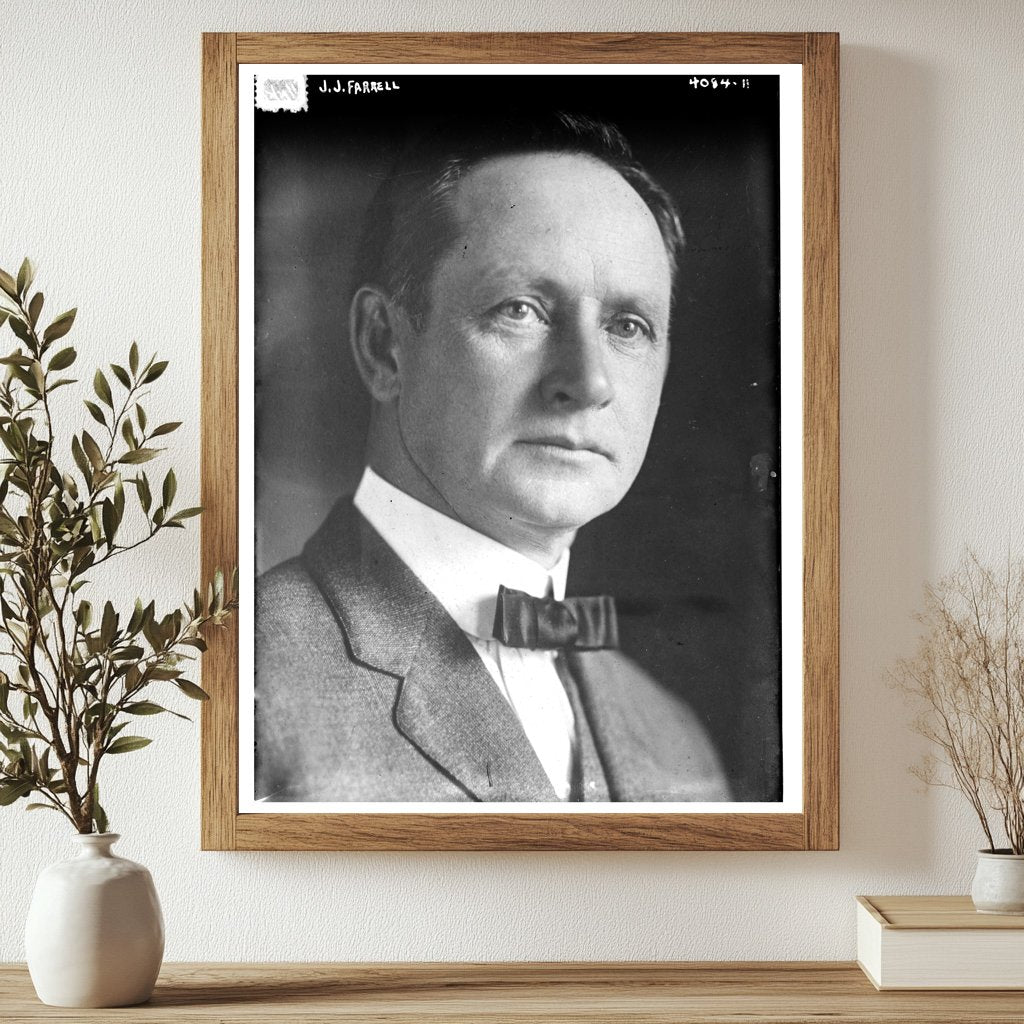 Historic J.J. Farrell Print, Vintage Art