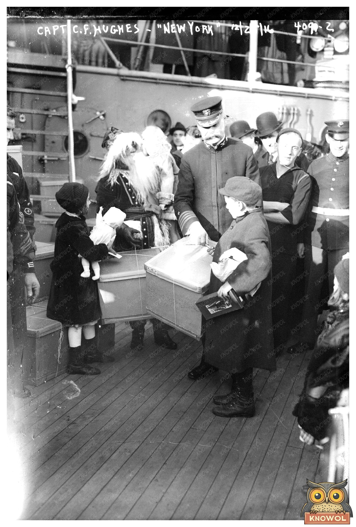 Christmas Day Portrait of a 1916 Army Captain