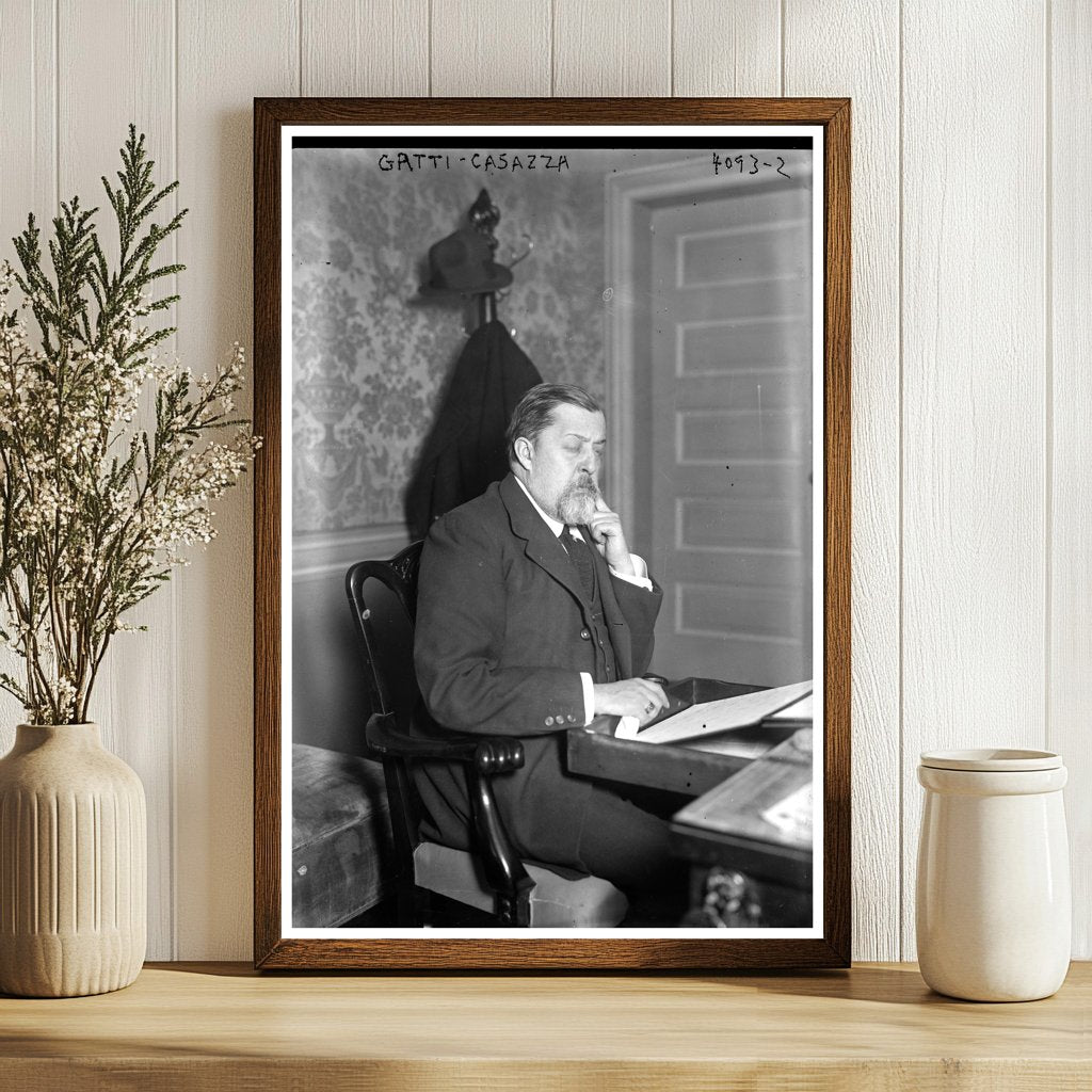 Prominent Opera Impresario, Gatti-Casazza, 1916