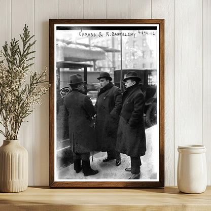 Enrico Caruso in Allure: A Vintage Duet (1915-1920)