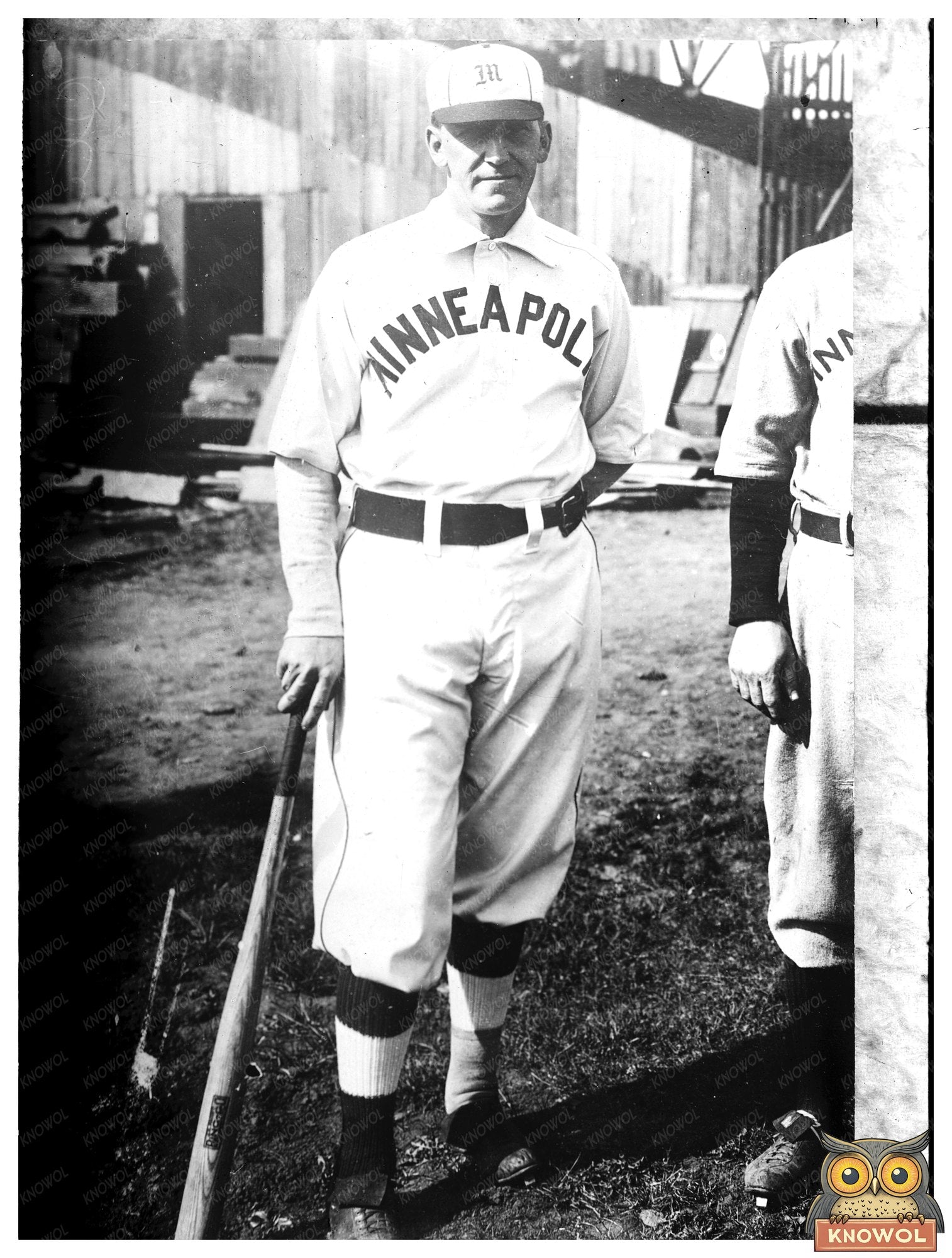 Historic [Otis Clymer, Minneapolis Millers (baseball)] Print, Vintage Art