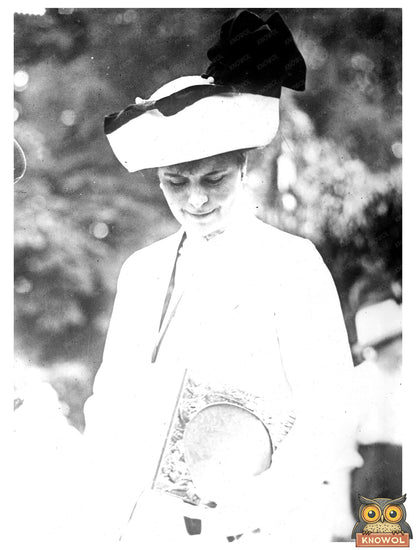 Historic Mrs. A. McKinney Print, Vintage Art