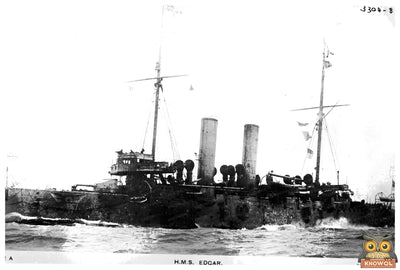 Majestic HMS Edgar Cruiser, Early 1900s Era