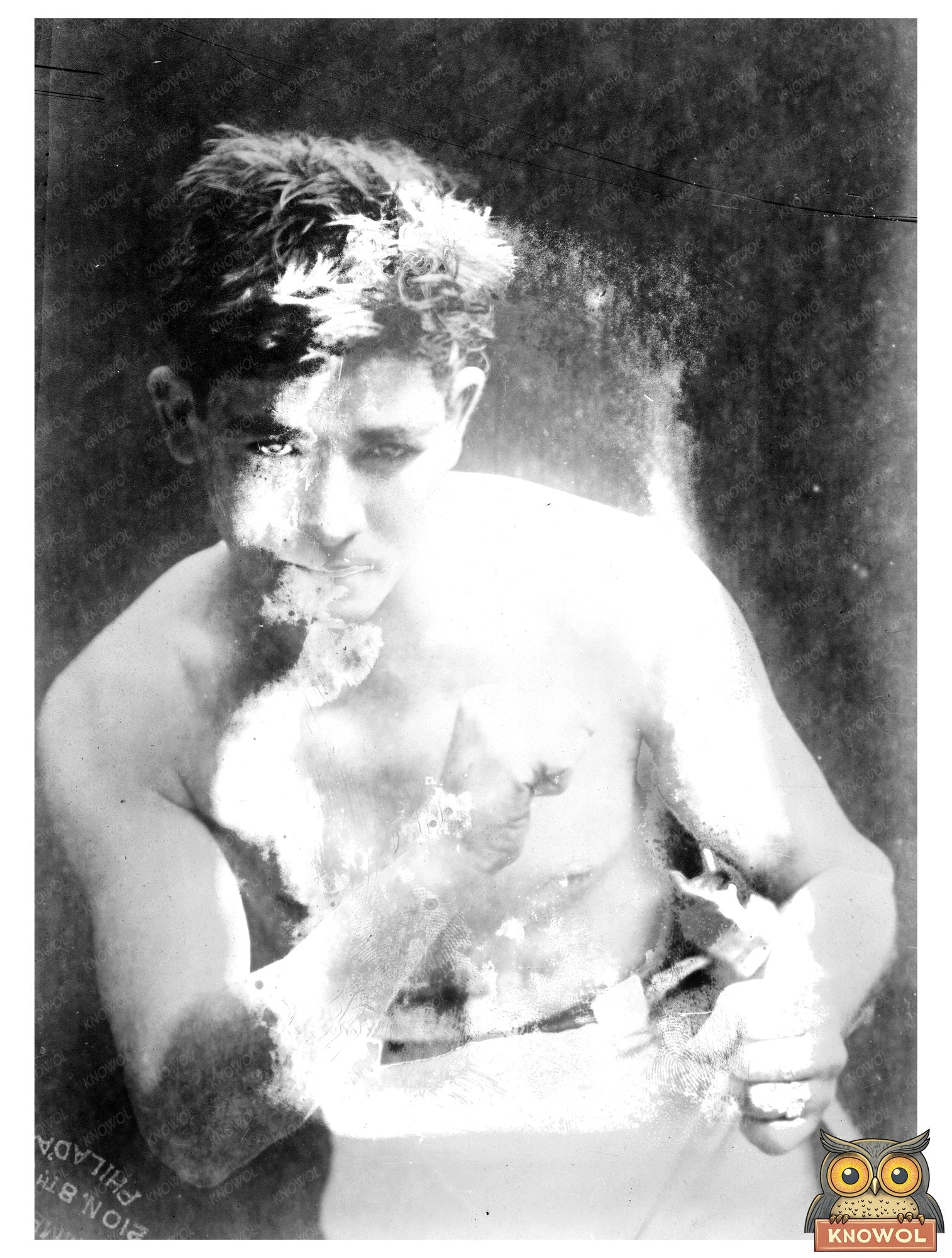 Historic Harry Tracy (boxer) Print, Vintage Art