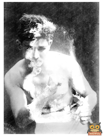 Historic Harry Tracy (boxer) Print, Vintage Art