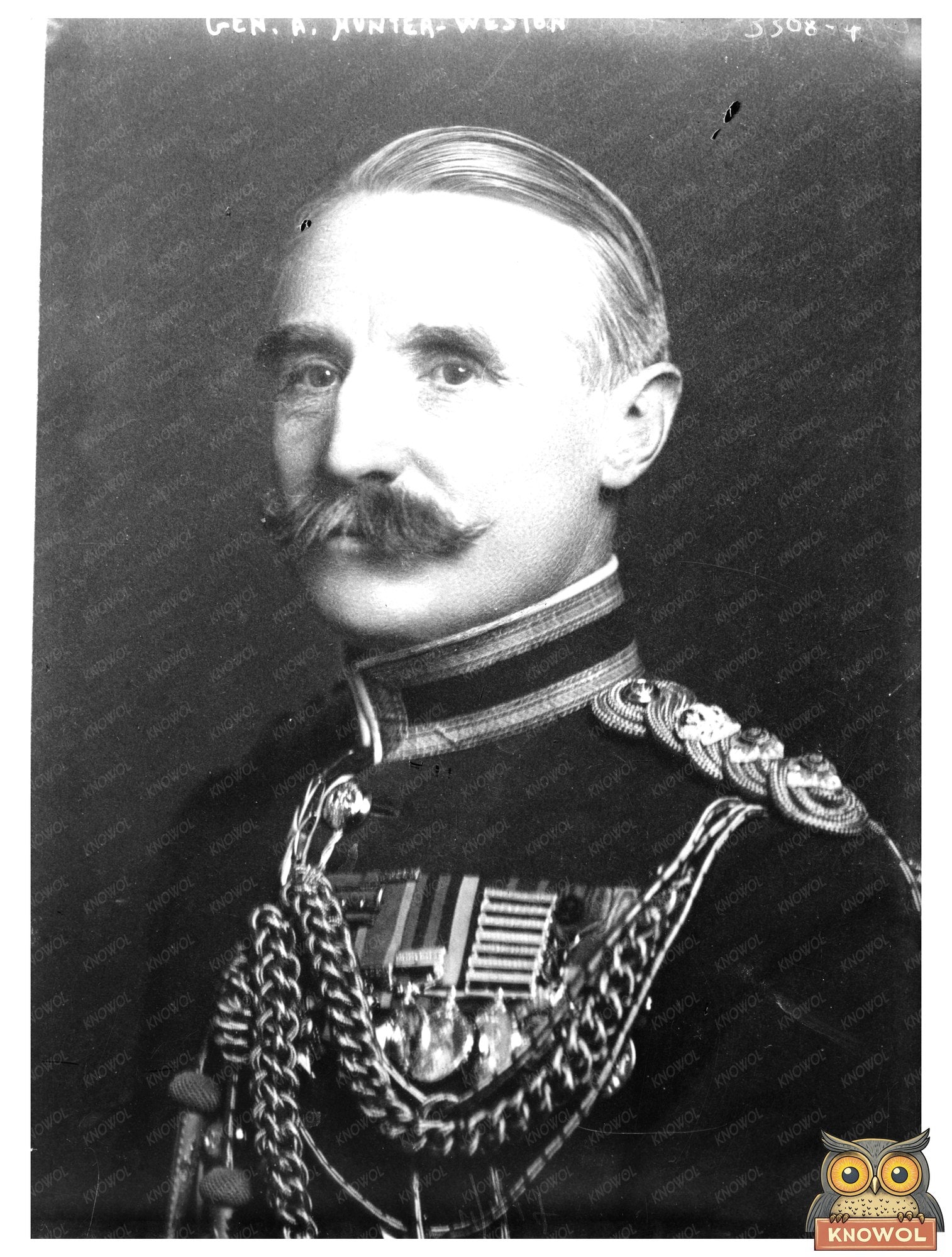 Historic Gen. A. Hunter-Weston Print, Vintage Art