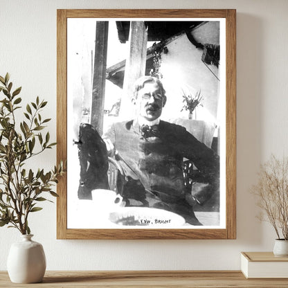 Historic Edw. Bright Print, Vintage Art