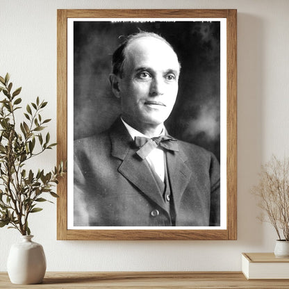 Historic Gov. M. Alexander (Idaho) Print, Vintage Art