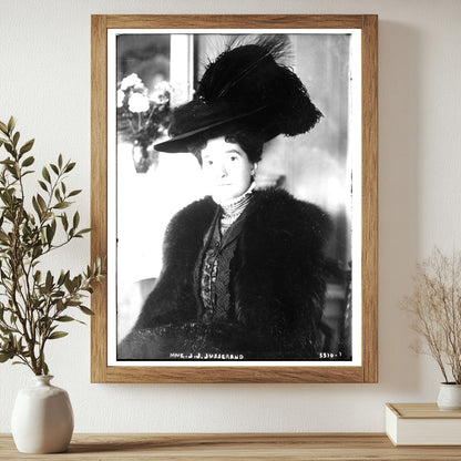 Historic Mme. J.J. Jusserand Print, Vintage Art