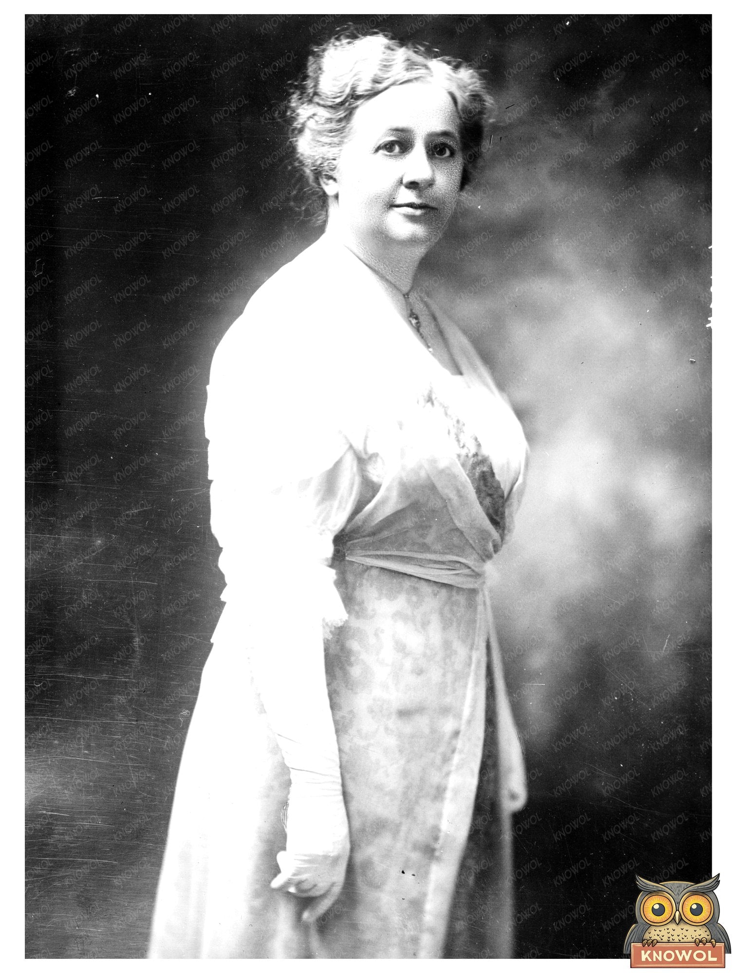 Historic Mrs. W.J. Bryan Print, Vintage Art