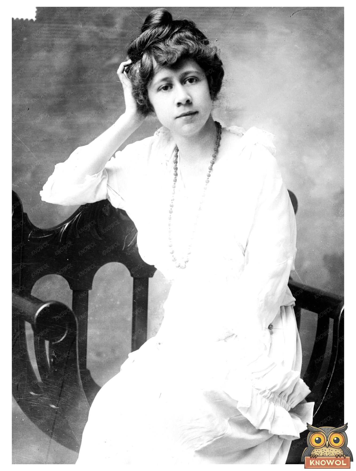 Historic Katherine Small Print, Vintage Art
