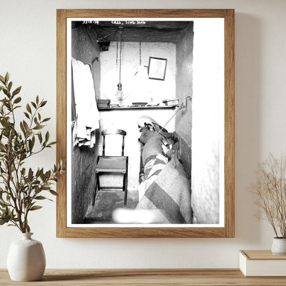 Historic Cell -- Sing Sing Print, Vintage Art