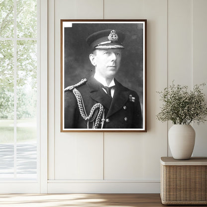 Historic Adm. Sir S. Colville Print, Vintage Art