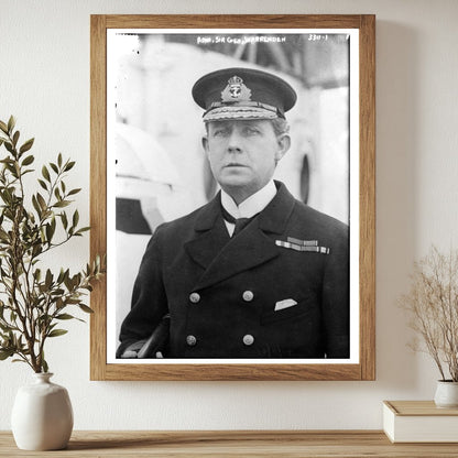 Historic Adm. Sir Geo. Warrenden [i.e., Warrender] Print, Vintage Art